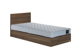 FRANCEBED｜フランスベッド 【フレーム＆マットレス】収納なし フラットヘッドボード PR-70-05F[収納なし・レッグ無し/スノコ床板](ダブルサイズ/ウォルナット) + TW-100アルファセット フランスベッド【キャンセル・返品不可】 【代金引換配送不可】