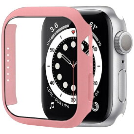 アイキューラボ｜iQ Labo Apple Watch7 41mm 液晶ガラス付きPCカバー ピンク AW-GLPC41-PK