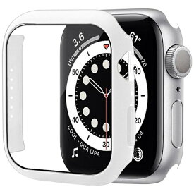 アイキューラボ｜iQ Labo Apple Watch7 45mm 液晶ガラス付きPCカバー ホワイト AW-GLPC45-WH【point_rb】