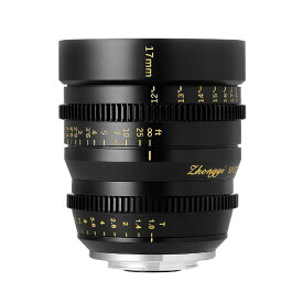 中一光学｜ZHONG YI OPTICS 中一光学 SPEEDMASTER CINEMA 17mm T1.0 SPEEDMASTER T1.0/17mm MFT　マイクロフォーサーズ　ブラック SPEEDMASTERT1.0/17mmMFT
