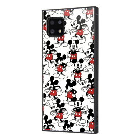 イングレム｜Ingrem AQUOS AQUOS sense6s/sense6 /『ディズニーキャラクター』/耐衝撃ハイブリッドケース KAKU/『ミッキーマウス/総柄』 イングレム IQ-DAQSE6K3TB/MKB1