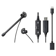 オーディオテクニカ｜audio-technica ヘッドセット 抗菌 ATH-202USB [USB-C＋USB-A /両耳 /イヤホンタイプ]