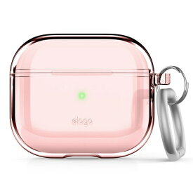 ELAGO｜エラゴ AirPodss3用 カラビナ付きTPU製ケース elago ラブリーピンク EL_AP3CSSCCE_PK