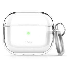 ELAGO｜エラゴ AirPodss3用 カラビナ付きTPU製ケース elago クリア EL_AP3CSSCCE_CL