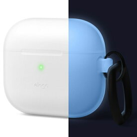 ELAGO｜エラゴ AirPods3 カラビナ付き シリコンケース elago ブルー EL_AP3CSSCOH_NB
