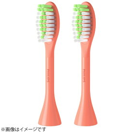 PHILIPS｜フィリップス Philips One By Sonicare ブラシヘッド サンゴ BH1022/01 [2本入]