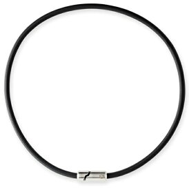 BANDEL｜バンデル 磁気ネックレス Bold Necklace Stack ボールド ネックレス スタック（47cm/シルバー×ブラック）HLCNBSDSB47