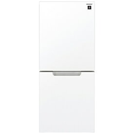 シャープ　SHARP 冷蔵庫 ピュアホワイト SJ-GD15H-W [2ドア /右開き/左開き付け替えタイプ /152L]《基本設置料金セット》