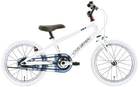 ルイガノ｜LOUIS GARNEAU 16型 子供用自転車 K16 lite(LG WHITE/シングルシフト) 122715001【キャンセル・返品不可】 【代金引換配送不可】