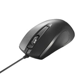 BUFFALO｜バッファロー マウス SIAA抗菌 ブラック BSMBU118BK [BlueLED /有線 /3ボタン /USB]