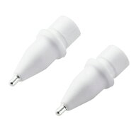 ELECOM｜エレコム Apple Pencil ペン先 交換 極細 1mm 金属製 2個セット ホワイト ホワイト P-TIPAP01