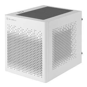 SilverStone�b�V���o�[�X�g�[�� PC�P�[�X [Mini-ITX /Mini-DTX] SUGO 16 �z���C�g SST-SG16W