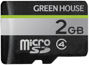 GREEN HOUSEbO[nEX microSD[J[h Class4Ή 2GB GH-SDM-D2G [Class4 /2GB]