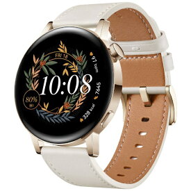 HUAWEI｜ファーウェイ HUAWEI WATCH GT3 42mm/White Leather ホワイトレザー WATCHGT3/42MM/WH
