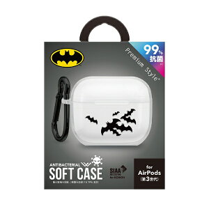 PGA�b�s�[�W�[�G�[ AirPods ��3����p �R�ۃ\�t�g�P�[�X Premium Style �o�b�g�}�� PG-WAP3TP04BAT