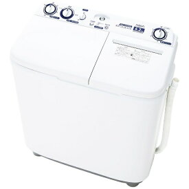 【無料延長保証「自然故障プラン」】 AQUA｜アクア 二槽式洗濯機 ホワイト AQW-N521BK-W [洗濯5.2kg]