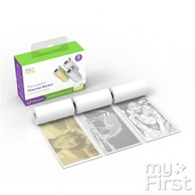 myFirst Japan｜マイファーストジャパン 専用交換レジロール紙 myFirst Insta Wi用 ステッカー紙 柄入り myFirst ホワイト FC5706-MX03