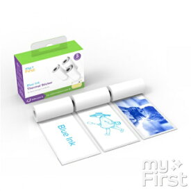 myFirst Japan｜マイファーストジャパン 専用交換レジロール紙 myFirst Insta Wi用 ステッカー紙 ブルーインク myFirst ホワイト FC5706-WE03