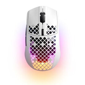 SteelSeries｜スティールシリーズ ゲーミングマウス Aerox 3 2022エディション Snow 62608J [光学式 /有線／無線(ワイヤレス) /6ボタン /Bluetooth・USB]