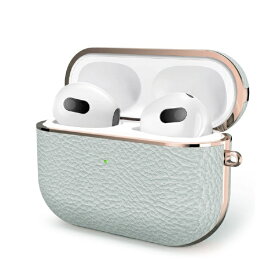 ROA｜ロア AirPods(第3世代)対応 本革ケース GAZE ペールグレー GZ22195AP3GR