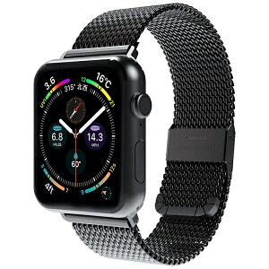 ROA�b���A CLIP MESH BAND for Apple Watch�i41/40/38mm�j miak�i�~�A�b�N�j �u���b�N SMAMAW3840BK