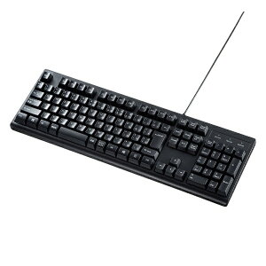 �T�����T�v���C�bSANWA SUPPLY �L�[�{�[�h (Windows11�Ή�) �u���b�N SKB-109UBK [�L�� /���{��z�� /�����u����]