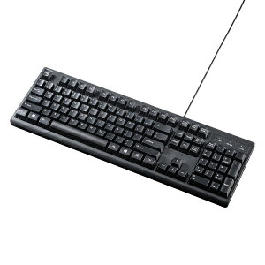 �T�����T�v���C�bSANWA SUPPLY �L�[�{�[�h (�p��z��EWindows11�Ή�) �u���b�N SKB-E5UBK [�L�� /USB]