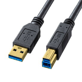 サンワサプライ｜SANWA SUPPLY USB-A ⇔ USB-Bケーブル [2m /USB3.2 Gen1] ブラック KU30-20BKK