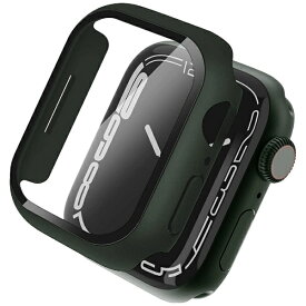 KUTUROGIAN｜クツロギアン Impact case for Apple Watch Series 7（45mm） 液晶部保護ガラス付きポリカーボネート製ケース Casestudi グリーン CSWTIP45GN