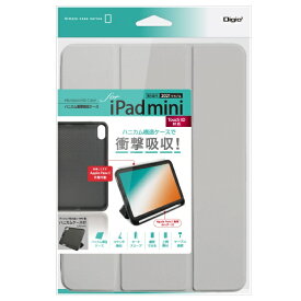 ナカバヤシ｜Nakabayashi iPad mini（第6世代）用 ハニカム衝撃吸収ケース グレー TBC-IPM2104GY