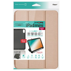 ナカバヤシ｜Nakabayashi iPad mini（第6世代）用 ハニカム衝撃吸収ケース ピンク TBC-IPM2104P