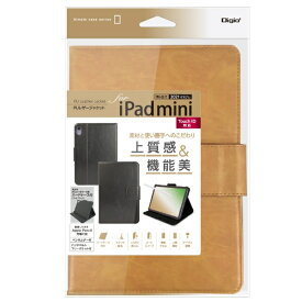 ナカバヤシ｜Nakabayashi iPad mini（第6世代）用 PUレザージャケット キャメル TBC-IPM2108CA
