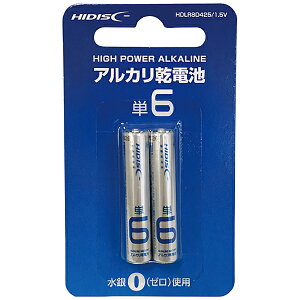 HIDISCbnCfBXN HIDISC P6AJdr HDLR8D425/1.5V [2{ /AJ]