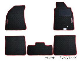 monsterSPORT｜モンスタースポーツ フロアマット ランサーEvo7~9/ランサーエボリューション7-9MR[CT9A]用 EVO7 EVO8 EVO 3MSQ10