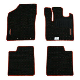 monsterSPORT｜モンスタースポーツ フロアマット アルトワークス/ターボRS/アルト[HA36S] 5AGS/CVT車用 ブラック×レッド 894550-7300M