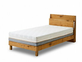 関家具｜SEKI FURNITURE 【フレームのみ】ロブレ（ダブルサイズ/ナチュラル/ウッドスプリング/2口コンセント付き/収納なし）【キャンセル・返品不可】 【代金引換配送不可】