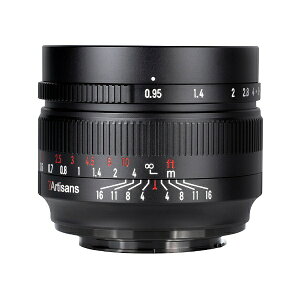 �y�G���g���[�ő�3�{�b�Ώۃ��[�U�[���� 3/1�܂Łz ���H���b7artisans ���H�� 7Artisans 50mm F0.95�@50095EB�@APS-C �u���b�N 50095EB [�\�j�[E /�P�œ_�����Y]