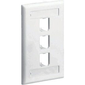 パンドウイット｜PANDUIT パンドウイットフェースプレート3ポート用オフホワイト CFPL3IWY