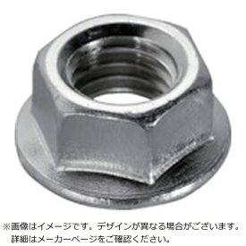 トラスコ中山｜TRUSCO NAKAYAMA TRUSCOフランジナットセレート付三価クロメートM1025個入 B7790010
