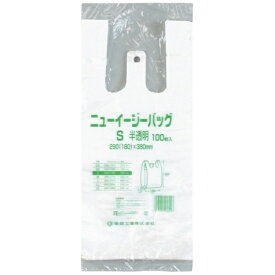 福助工業｜Fukusuke Kogyo ニューイージーバッグ とって付マチ付 半透明 0472670 [100枚 /半透明]