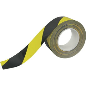 トラスコ中山｜TRUSCO NAKAYAMA TRUSCO2インチ芯管耐久ラインテープ50X20黄／黒色厚さ016mm LT2C50YB