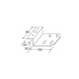 JET INOUE｜ジェット・イノウエ フラットマーカーランプ取付ステー Z型 80×30×30×132 502845