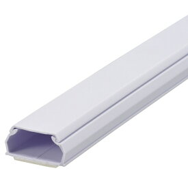 オーム電機｜OHM ELECTRIC テープ付ABSモール3号 1m ホワイト DZ-AMT31-W