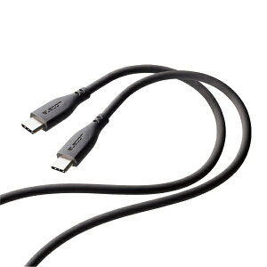ELECOMbGR USB Type-C to USB Type-CP[u/USB Power DeliveryΉ/Ȃ߂炩/2.0m O[ MPA-CCSS20GY [USB Power DeliveryΉ]