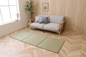 イケヒコ｜IKEHIKO フレアマットレス 3連ユニット畳（セミシングルサイズ/約80×210×1.2cm/グリーン）
