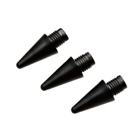 ELECOM｜エレコム 〔タッチペン：交換用ペン先〕P-TPACSTAP02BK、P-TPACSTAP02WH専用 3個入 ブラック P-TIPACSTAP02BK
