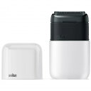 BRAUN｜ブラウン モバイル シェーバー Braun mini ホワイト M-1011 [2枚刃 /AC100V-240V]【newlife_campaign_d】