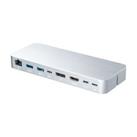 サンワサプライ｜SANWA SUPPLY ［USB-C オス→メス HDMI / DisplayPort / LAN / φ3.5mm / USB-Ax2 / USB-Cx2］USB PD対応 85W ドッキングステーション USB-CVDK9 [USB Power Delivery対応]