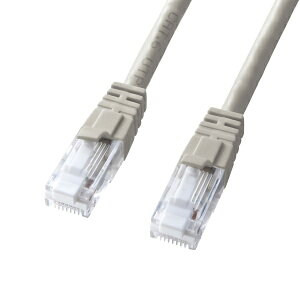 �T�����T�v���C�bSANWA SUPPLY LAN�P�[�u�� ���C�g�O���[ KB-T6TS-40N [40m /�J�e�S���[6 /�X�^���_�[�h]
