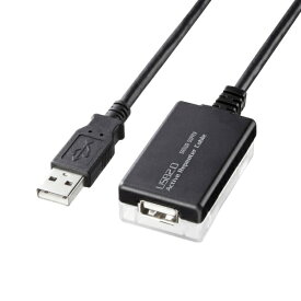 サンワサプライ｜SANWA SUPPLY USB-A延長ケーブル [USB-A オス→メス USB-A /12m /USB2.0] ブラック KB-USB-R212N